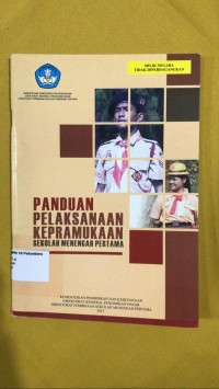 Image of Panduan pelaksanaan kepramukaan sekolah menengah pertama