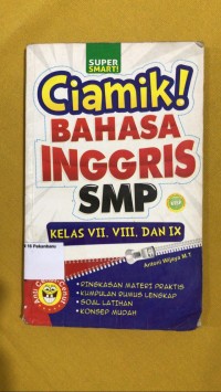 Image of Ciamik bahasa inggris
