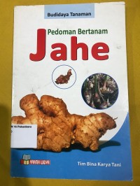 Image of Pedoman bertanam jahe