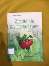 Image of Memindah kebun ke dapur