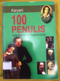 Image of 100 Penulis yang Membentuk Sejarah Dunia