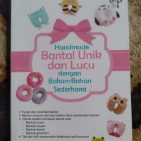 Image of Handmade Bantal Unik dan Lucu dengan Bahan-Bahan Sederhana